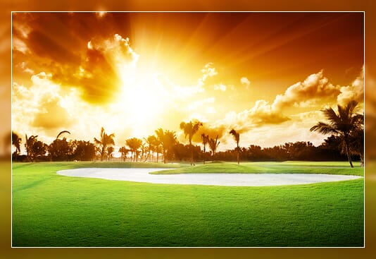 Example image with mirror-style colored frame