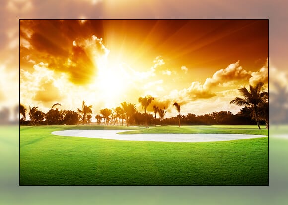 Example image with black-rimmed frame