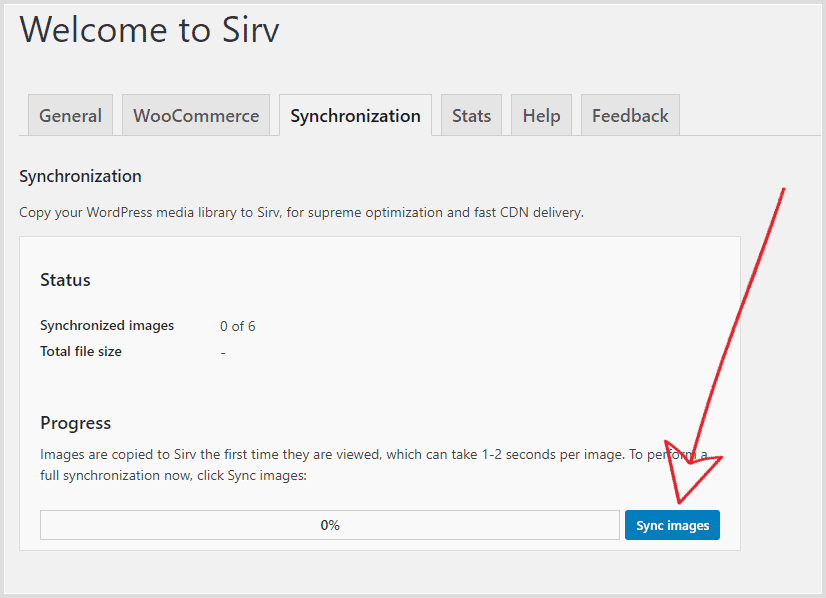 Enable Sirv CDN for WordPress Sync media library with Sirv
