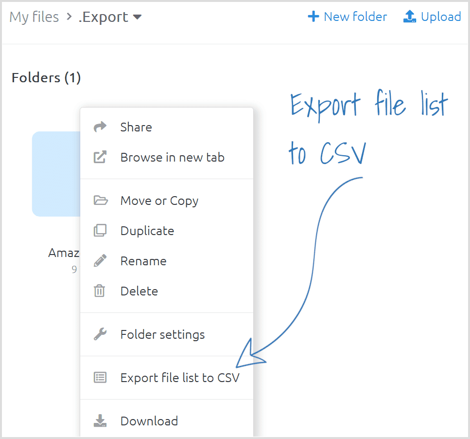 Create ZIP file names in a CSV list