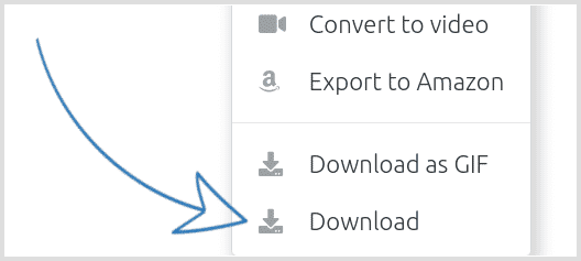 Download a spin from Sirv