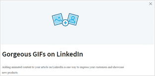 How to post Animated GIFs on LinkedIn - Sirv Help Center