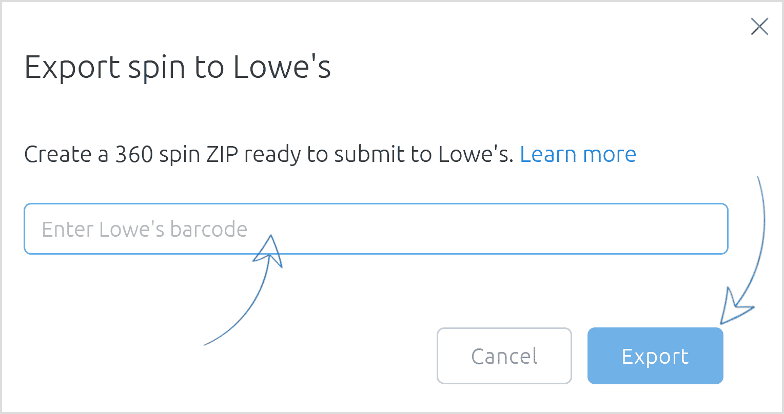 Enter your Lowe's Barcode
