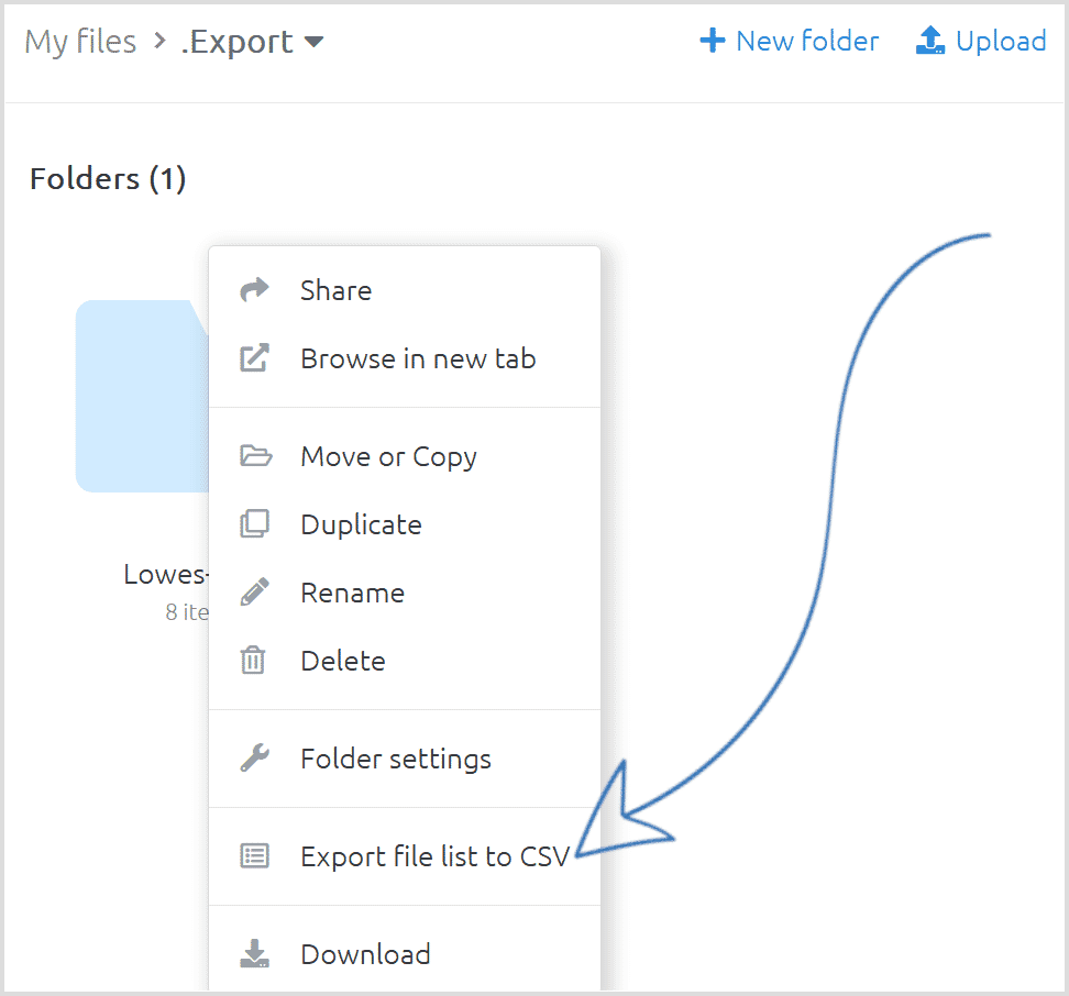 Create ZIP file names in a CSV list
