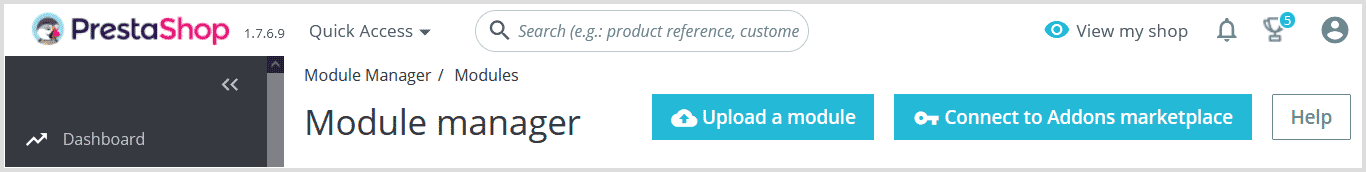 Install the PrestaShop CDN