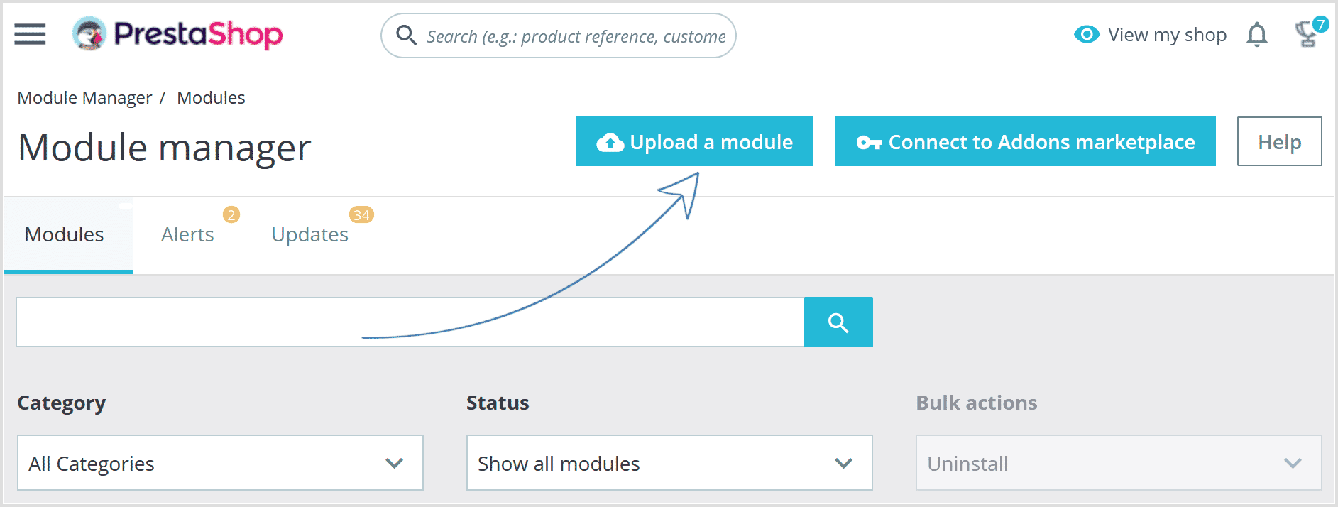 Install the PrestaShop CDN