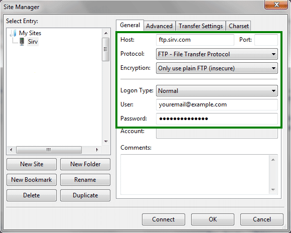 filezilla connection timed out directory listing