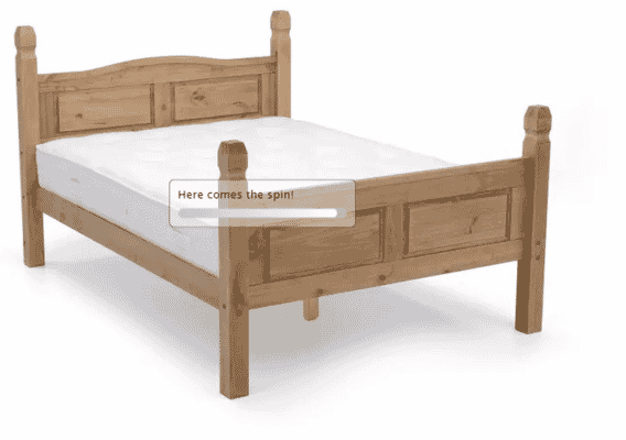 Instructive image with loading bar