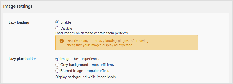 Enable Sirv CDN for WordPress Enable Lazy loading for WordPress