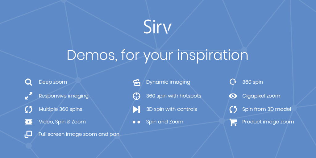Image Zoom And 360 Degree Spin Demos Delivered By Sirv